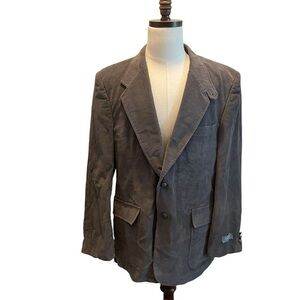 Vintage Jordache Blazer Jacket Corduroy Cotton Mens size 46R NWT Hipster Rare